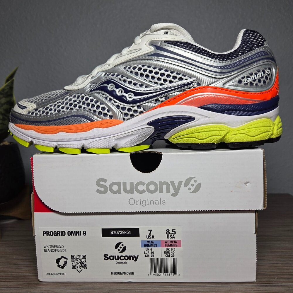 NEW!!! Saucony ProGrid Omni 9 Running Performance Sneakers – Size: W8.5/M7